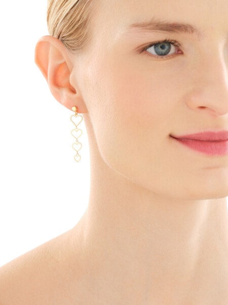 Kolczyki srebrne - serca