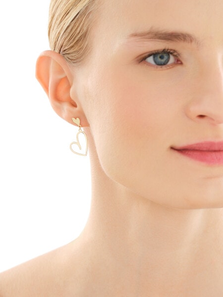 Kolczyki srebrne - serca