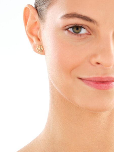 Kolczyki srebrne - kwiaty