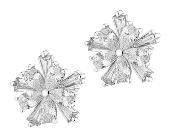 Kolczyki srebrne z cyrkoniami