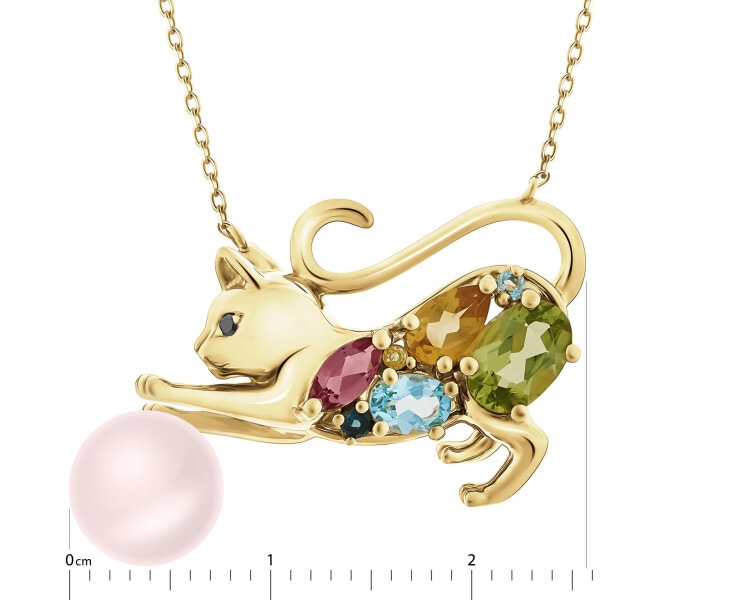 14 K Yellow Gold Necklace - fineness 14 K