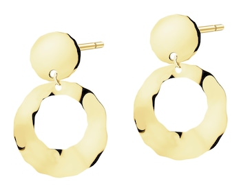 9 K Yellow Gold Dangling Earring