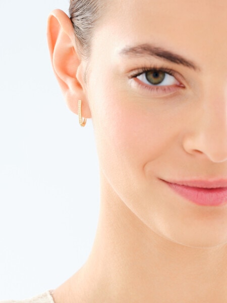 9 K Yellow Gold Dangling Earring