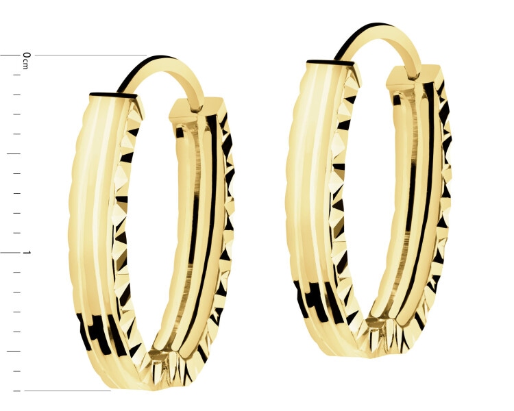 14 K Yellow Gold Dangling Earring