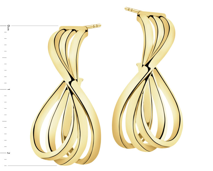 14 K Yellow Gold Dangling Earring