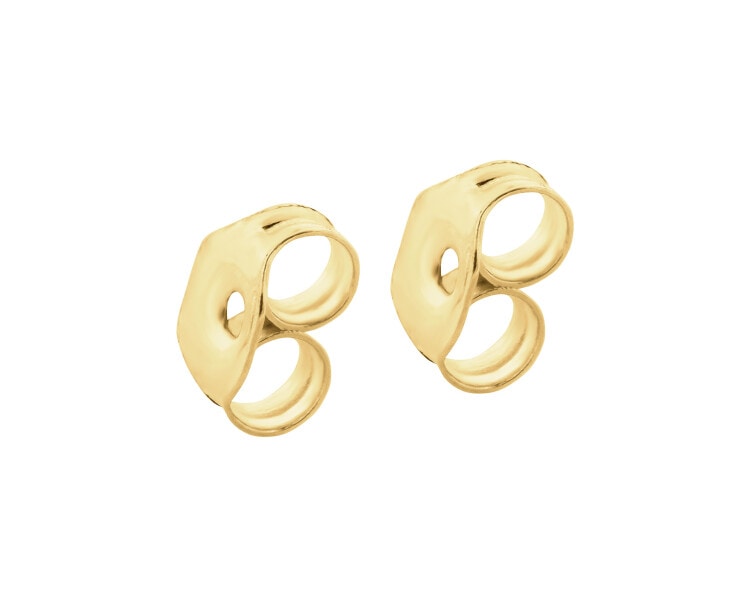 Yellow Gold Earrings with Cubic Zirconia