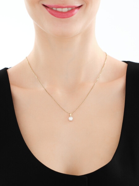585  Pendant with Laboratory Diamond - 0,77 ct - fineness 585
