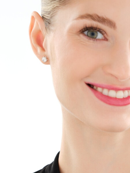 585  Earrings with Laboratory Diamonds - 1,54 ct - fineness 585