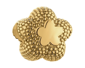 Zawieszka srebrna beads - kwiatek