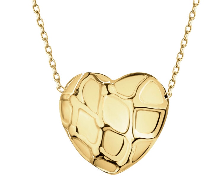 Naszyjnik srebrny - serce