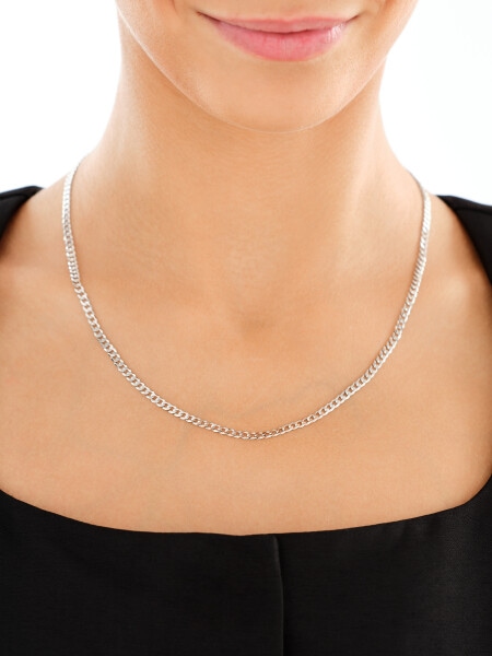 Łańcuszek srebrny - pancerka