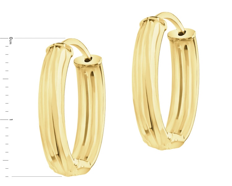 14 K Yellow Gold Dangling Earring