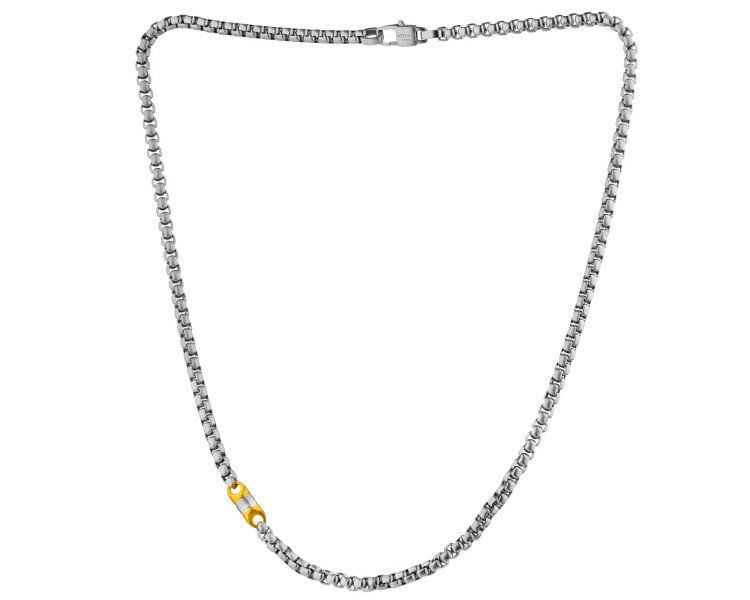 Naszyjnik ze stali szlachetnej