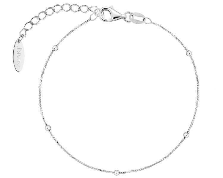 Bransoletka srebrna - kulki