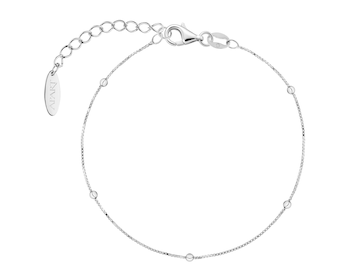 Bransoletka srebrna - kulki