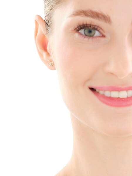 Złote kolczyki i zawieszka - komplet - motyle