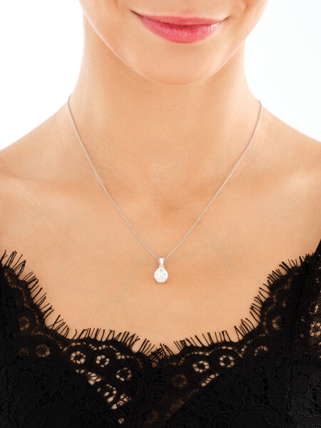 Zawieszka srebrna z cyrkonią