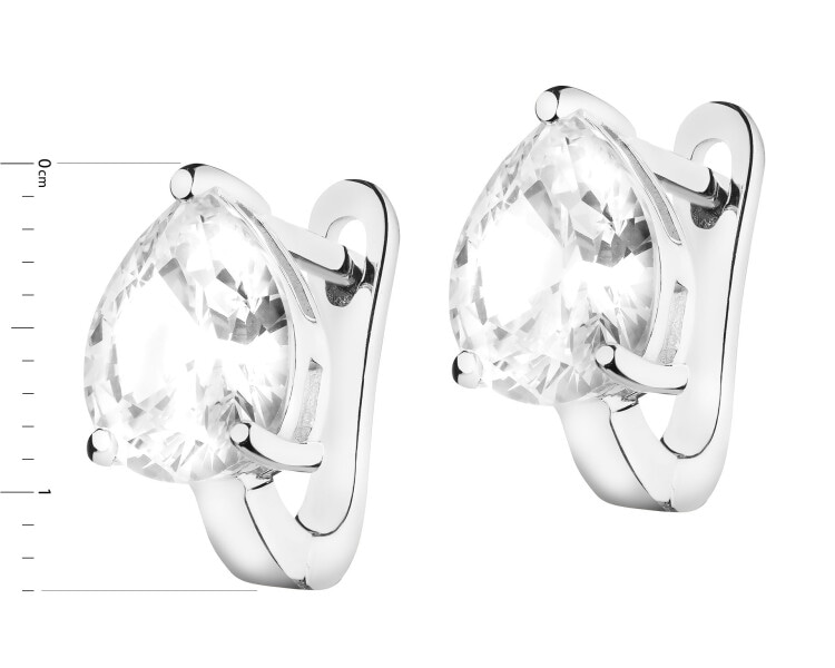 Stříbrné náušnice se zirkony