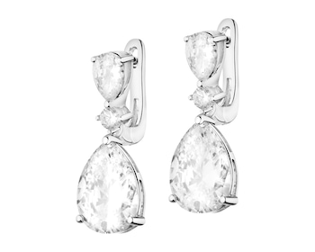 Kolczyki srebrne z cyrkoniami