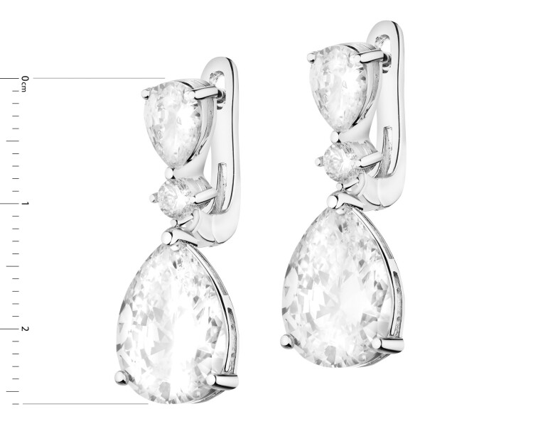 Stříbrné náušnice se zirkony