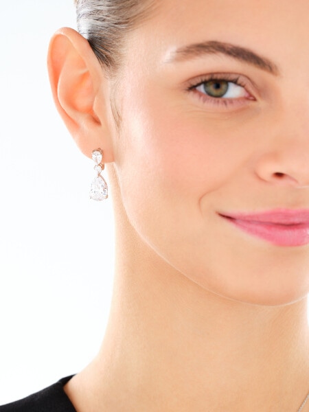 Stříbrné náušnice se zirkony