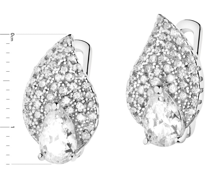Stříbrné náušnice se zirkony
