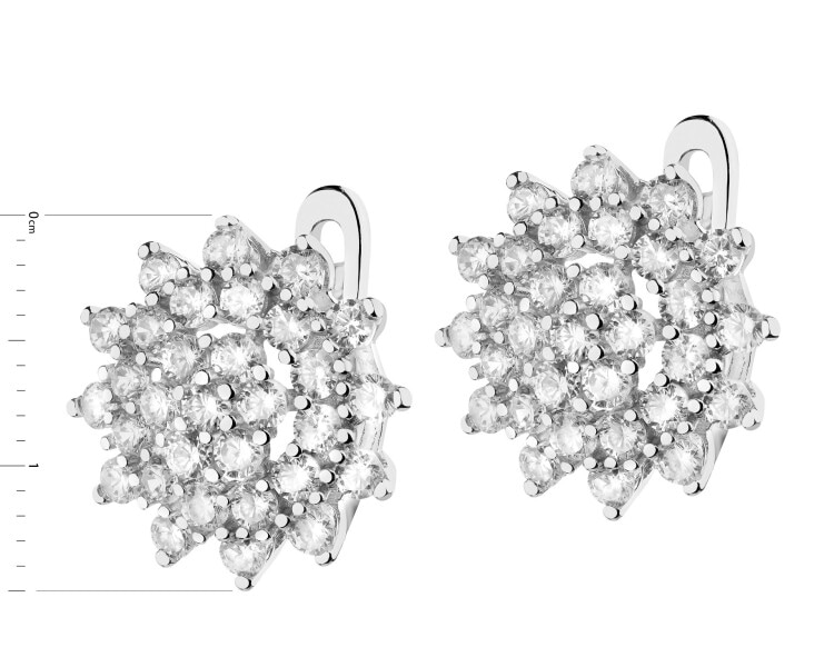 Stříbrné náušnice se zirkony