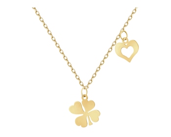 Naszyjnik srebrny - nieskończoność, serce