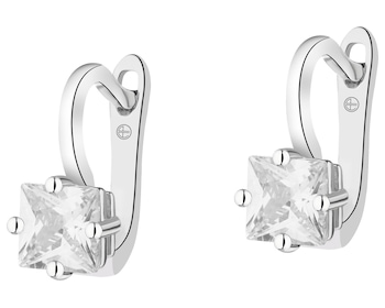 Kolczyki srebrne z cyrkoniami