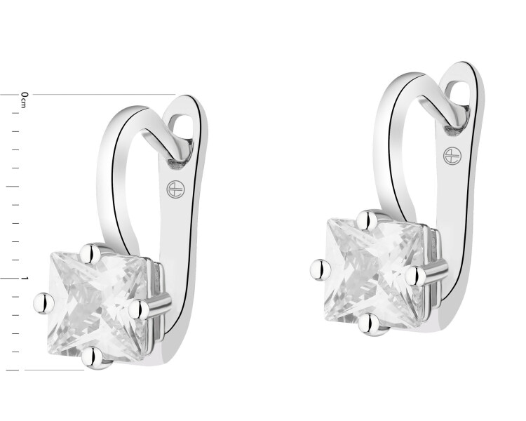 Stříbrné náušnice se zirkony