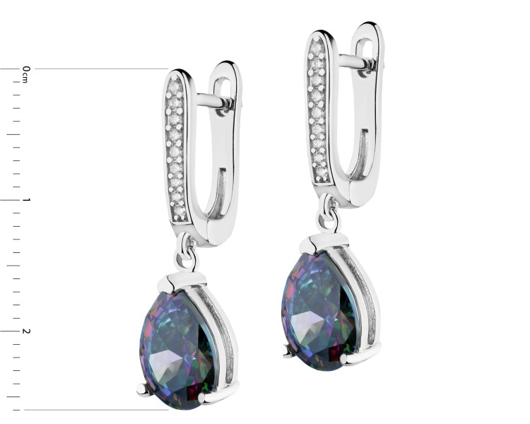 Stříbrné náušnice se zirkony