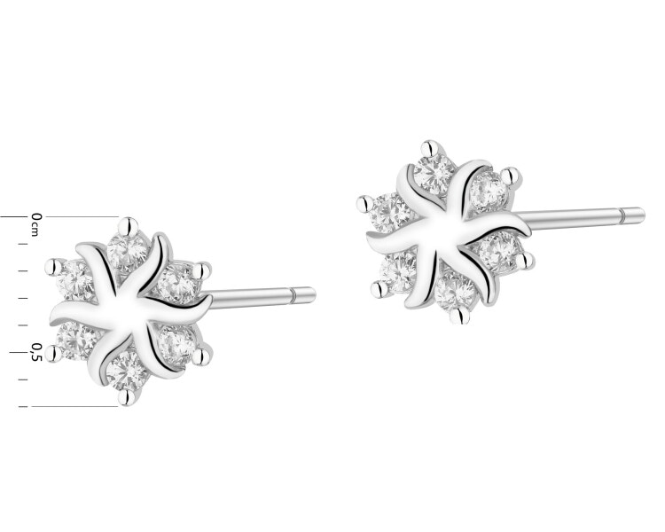 Stříbrné náušnice se zirkony