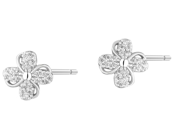 Kolczyki srebrne z cyrkoniami