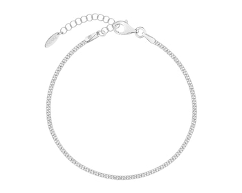 Bransoletka srebrna - bismark