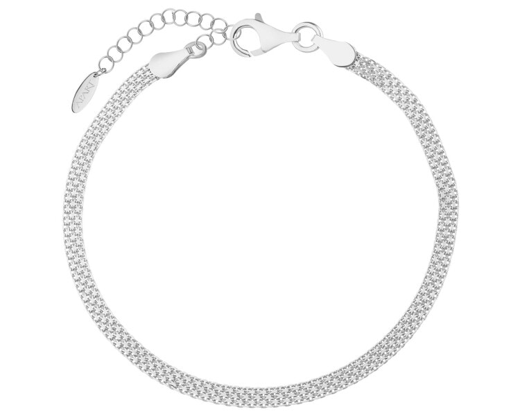 Bransoletka srebrna - bismark