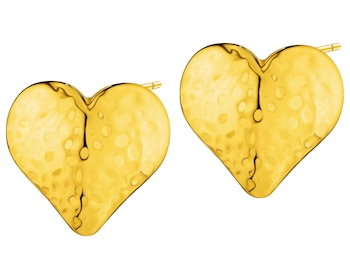 Kolczyki ze stali szlachetnej - serce