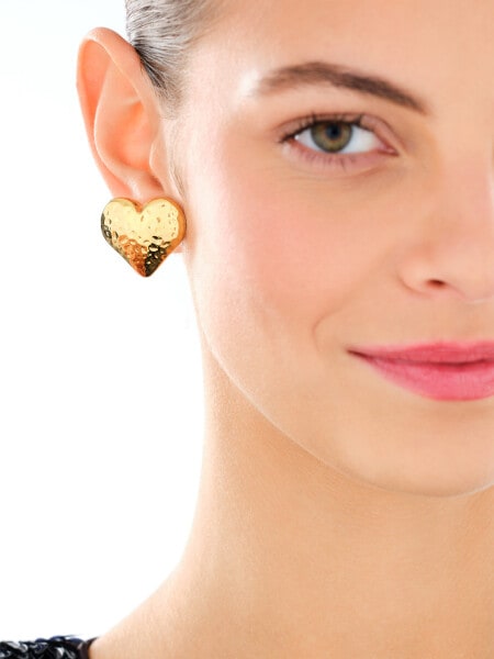 Kolczyki ze stali szlachetnej - serce