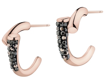 Kolczyki ze stali szlachetnej z markasytami