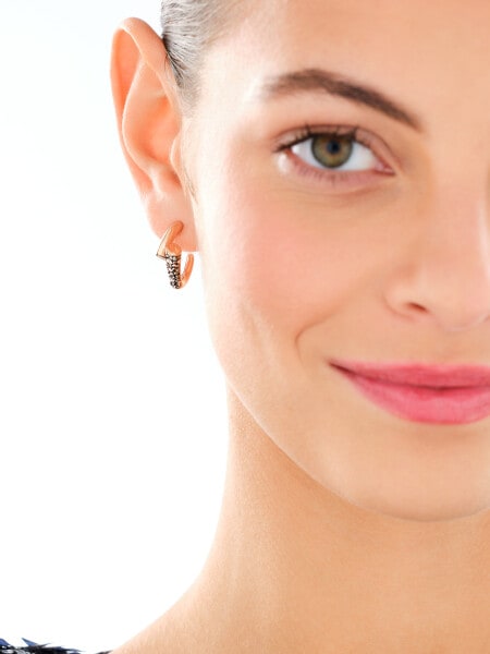 Kolczyki ze stali szlachetnej z markasytami