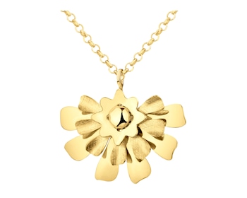 Naszyjnik z brązu pozłacany