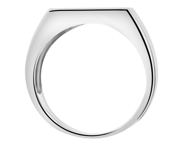 Stříbrný pečetní prsten se spinely