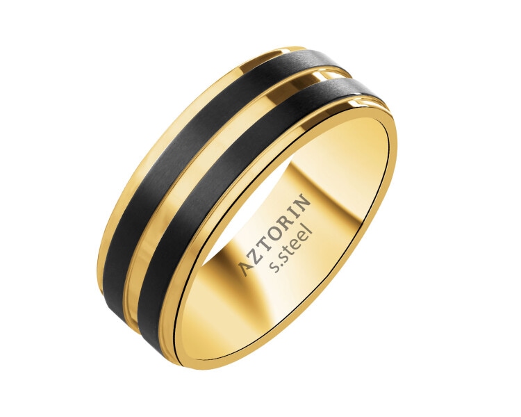 Obrączka ze stali szlachetnej