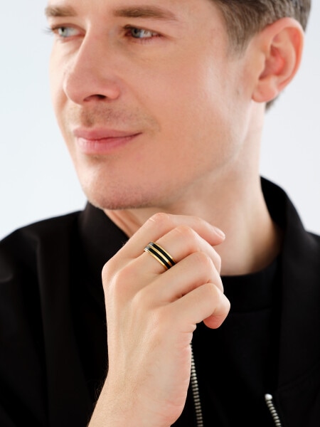Obrączka ze stali szlachetnej