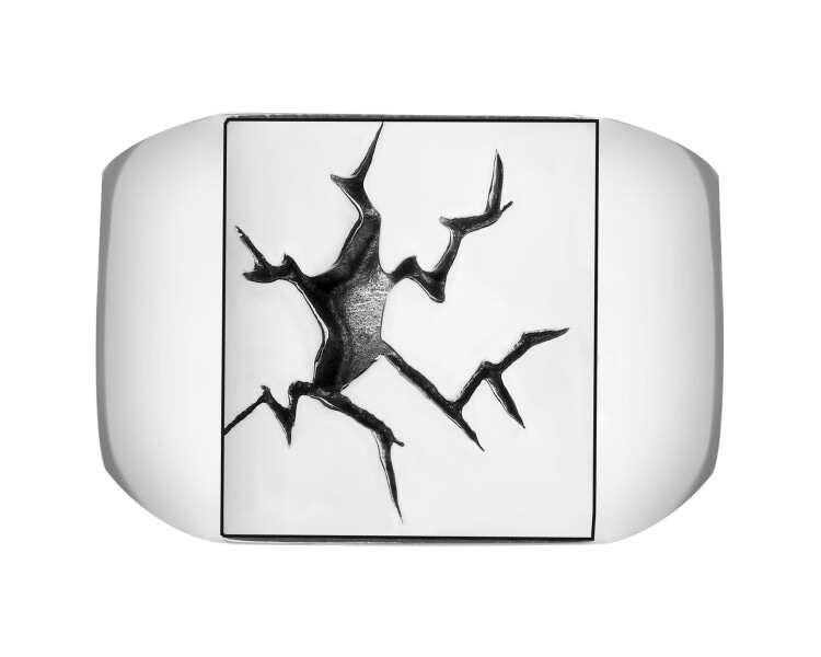 Sygnet ze stali szlachetnej