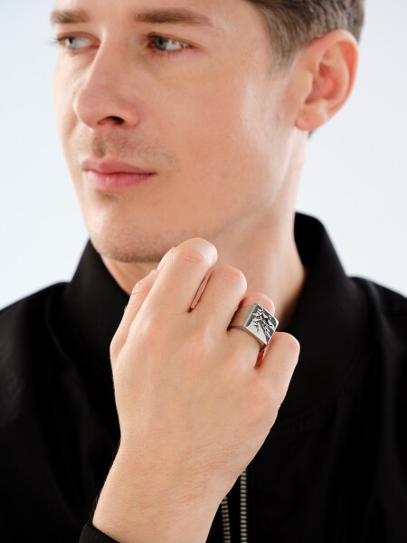 Sygnet ze stali szlachetnej