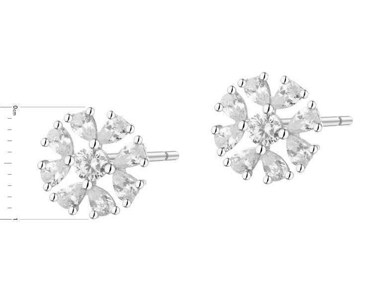 Stříbrné náušnice se zirkony