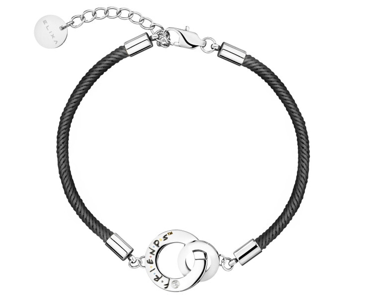 Bransoletka ze stali szlachetnej z cyrkonią i emalią, Friends, Warner Bros. Discovery