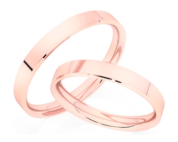 Obrączki z różowego złota