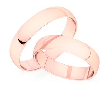 Obrączki z różowego złota