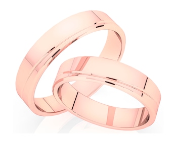 Obrączki z różowego złota